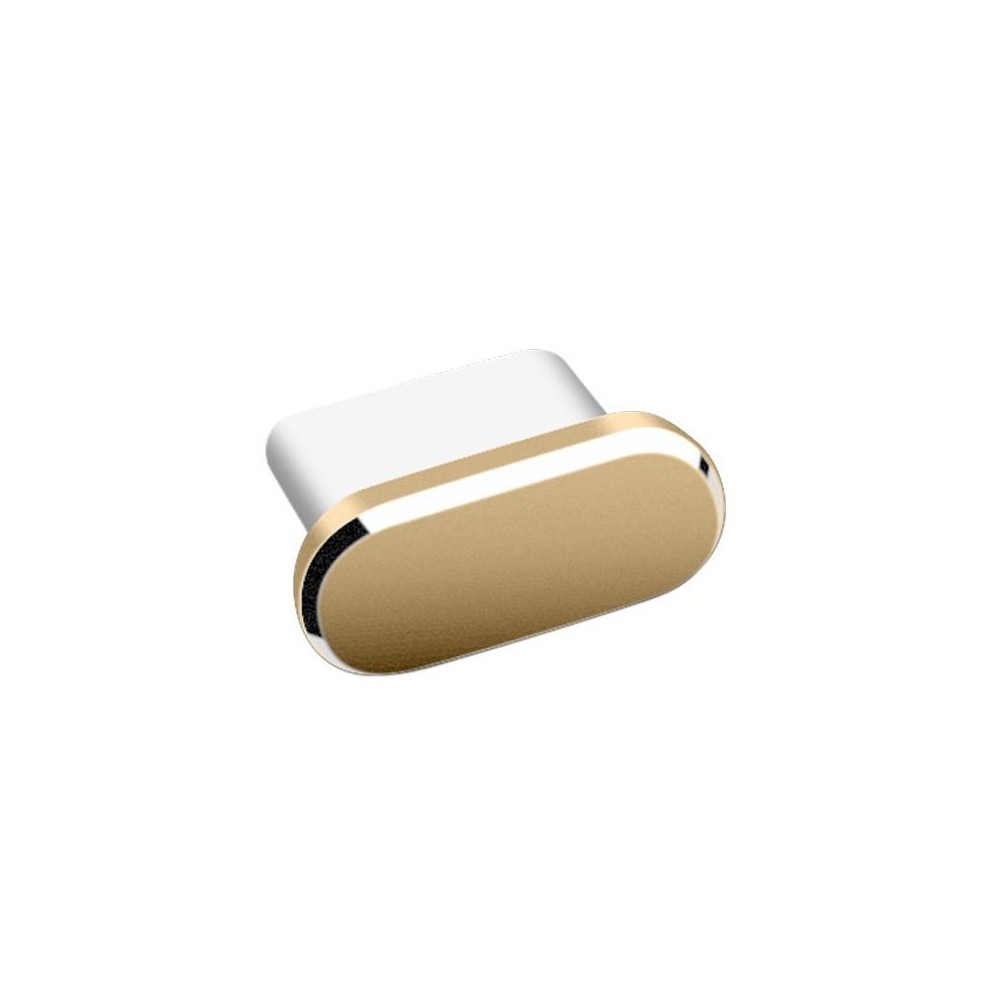 Type-C/USB-C Port Mobile Phone Charging Port Dust Plug Phone Protector Dust Cap(Gold)