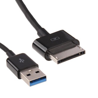 1m USB 3.0 Data Sync Charger Cable, For Asus Eee Pad Transformer Prime TF502 / TF600T / TF701T / TF701F / TF810(Black)