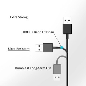 1m USB 3.0 Data Sync Charger Cable, For Asus Eee Pad Transformer Prime TF502 / TF600T / TF701T / TF701F / TF810(Black)