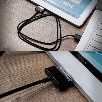 1m 30 Pin to USB Data Charging Sync Cable, For Galaxy Tab 7.0 Plus / Galaxy Tab 7.7 / Galaxy Tab 7 / P1000 / Galaxy Tab 10.1 / P