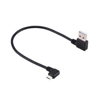 24cm USB Elbow to Micro USB Elbow Charging Cable