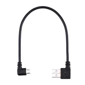 24cm USB Elbow to Micro USB Elbow Charging Cable