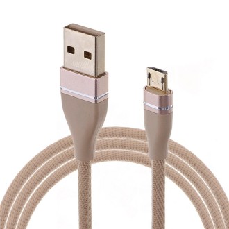 Nylon Weave Style USB to Micro USB Data Sync Charging Cable, Cable Length: 1m, For Galaxy, Huawei, Xiaomi, LG, HTC and Other Sma