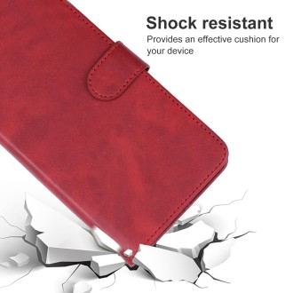 For Realme 10 5G Leather Phone Case(Red)