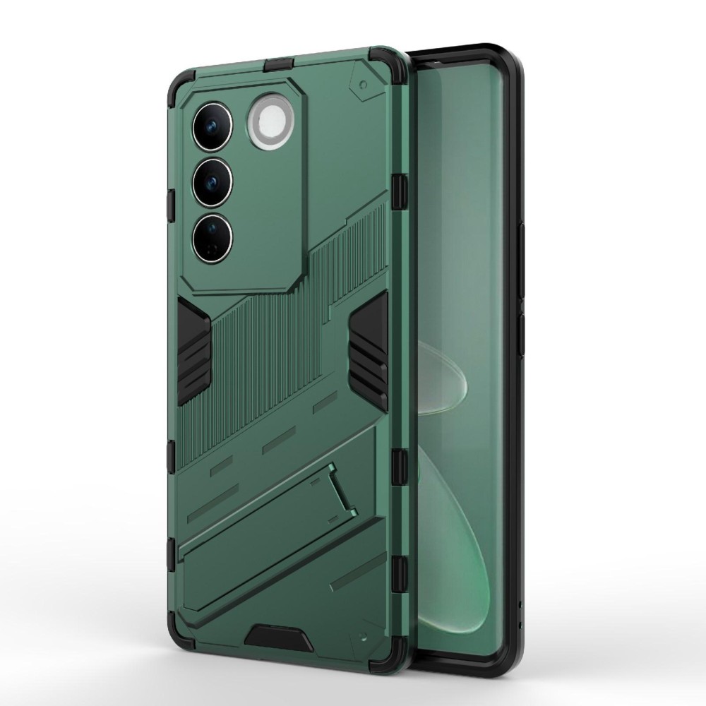 For vivo S16 Pro 5G Punk Armor 2 in 1 PC + TPU Shockproof Phone Case with Invisible Holder(Green)