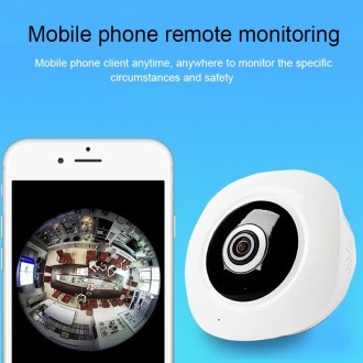 DTS-F3 1.44mm Lens 1.3 Megapixel 360 Degree Infrared IP Camera, Support Motion Detection & E-mail Alarm & TF Card & APP Push, IR