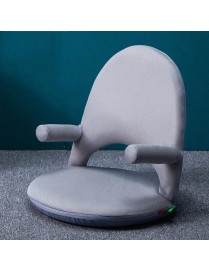 42-speed Adjustable Nursing Chair Folding Backrest Lumbar Support(Gray)