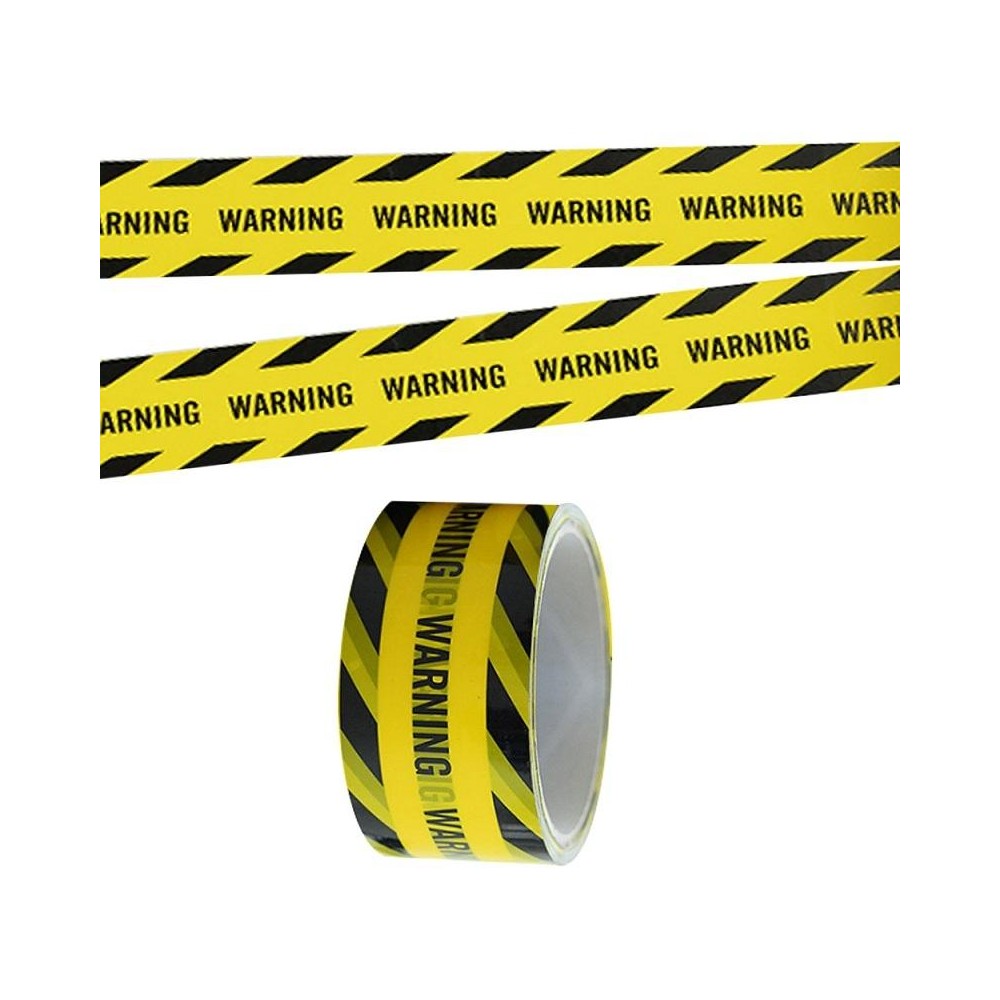 Floor Warning Social Distance Tape Waterproof & Wear-Resistant Marking Warning Tape(Twill Warning)