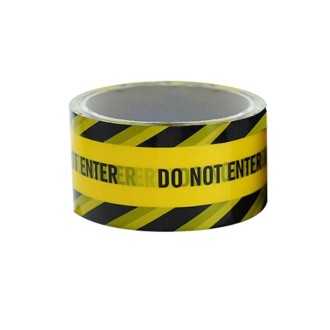 Floor Warning Social Distance Tape Waterproof & Wear-Resistant Marking Warning Tape(Twill Warning)