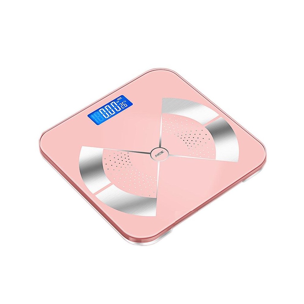 Home Weight Scale Accurate Healthy Body Fat Scale, Size: 28x28cm(Battery Version Pink)