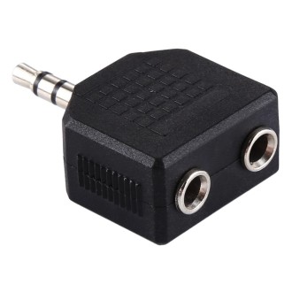 3.5mm Male to Dual 3.5mm Female Splitter Adapter