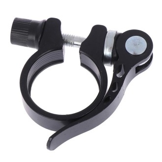 5 PCS Bicycle Accessories Quick Release Clip Road Bike Seatpost Clamp, Size: 31.8mm(Black)