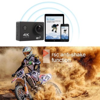 F60 2.0 inch Screen 170 Degrees Wide Angle WiFi Sport Action Camera Camcorder with Waterproof Housing Case, Support 64GB Micro S