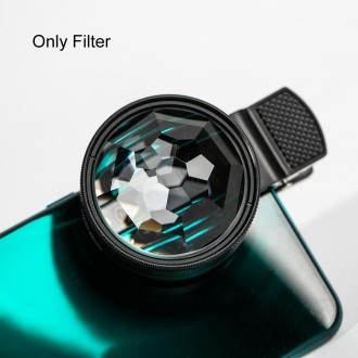 FF037 49mm Mobile Phone Lens Photography Blur External Kaleidoscope Filter