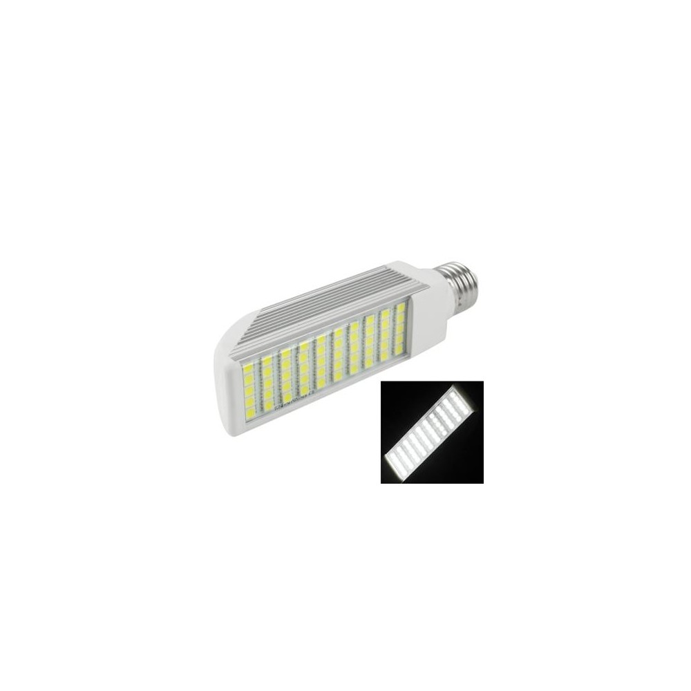 E27 12W 970LM LED Transverse Light Bulb, 50 LED SMD 5050, White Light, AC 85V-265V