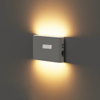 Human Infrared Smart Sensor Wireless Magnetic LED Night Light(Plane Lens)