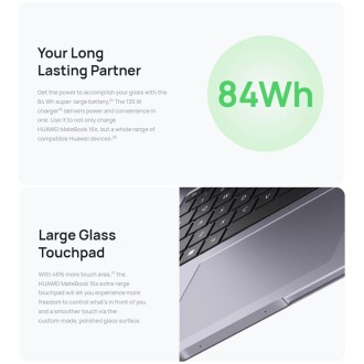 HUAWEI MateBook 16s Laptop, 16GB+512GB, 16 inch Touch Screen Windows 11 Home Chinese Version, Intel 12th Gen Core i5-12500H Inte