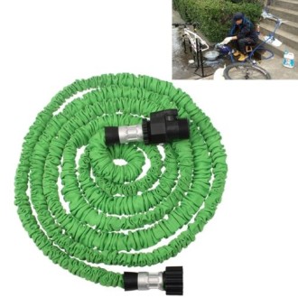 Durable Flexible Dual-layer Water Pipe Water Hose, Length: 5m, US Standard(Green)