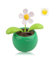Solar Flip Flap Flower, Random Flower Color Delivery(Green)