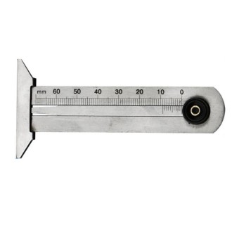 0-60mm Stainless Steel Tire Tread Vernier Depth Gauge