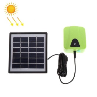 AP003 AC/DC Dual-use Aquarium Oxygen Pump Outdoor Solar Oxygen Pump for Fishing(Green)