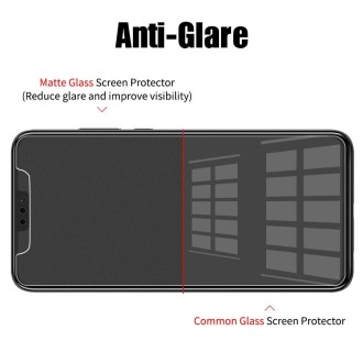 For iPhone X / XS / iPhone 11 Pro 50pcs Matte Frosted Tempered Glass Film, No Retail Package