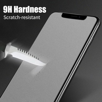 For iPhone X / XS / iPhone 11 Pro 50pcs Matte Frosted Tempered Glass Film, No Retail Package