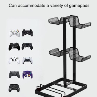 Desktop Headset Gamepad Game Console Storage Bracket(Black)