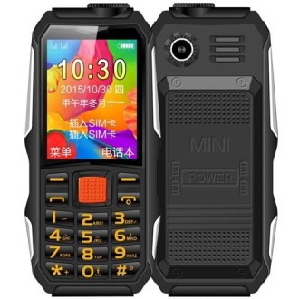 HAIYU H1 1.8 inch Triple Proofing Elder Phone, Waterproof Shockproof Dustproof,  2800mAh Battery, 21 Keys, LED Flashlight, FM, D