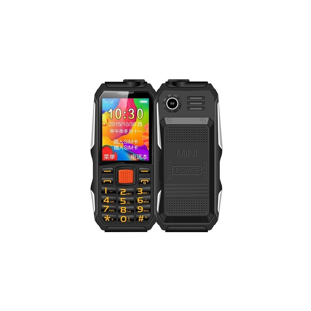 HAIYU H1 1.8 inch Triple Proofing Elder Phone, Waterproof Shockproof Dustproof,  2800mAh Battery, 21 Keys, LED Flashlight, FM, D