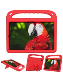 For Samsung Galaxy Tab S5e T720 Handle EVA Shockproof Tablet Case with Holder(Red)