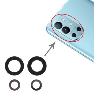 For OnePlus 9R 10pcs Back Camera Lens