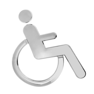 Disabled Toilet Signs Prompts Signs Wall Stickers