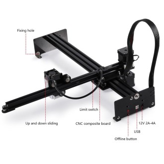 NEJE MASTER 3 Plus Laser Engraver with A40630 Laser Module(US Plug)