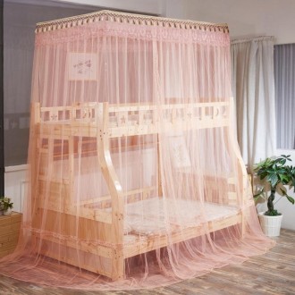 Double-layer Bunk Bed Telescopic Support Floor-to-child Bed Mosquito Net, Size:90x190 cm(Jade)