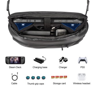 STARTRC Portable Shoulder Waterproof Drone Bag For DJI OM6 / Mini 3 / Mini 3 Pro / Mini 2(Black)