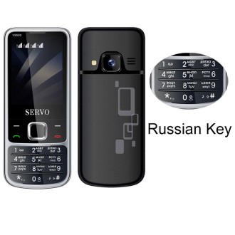 SERVO V9500 Mobile Phone, Russian Key, 2.4 inch, Spredtrum SC6531CA, 21 Keys, Support Bluetooth, FM, Magic Sound, Flashlight, GS