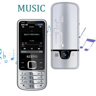 SERVO V9500 Mobile Phone, Russian Key, 2.4 inch, Spredtrum SC6531CA, 21 Keys, Support Bluetooth, FM, Magic Sound, Flashlight, GS