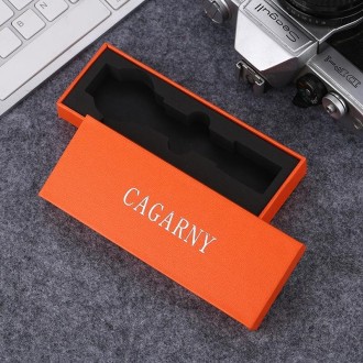 CAGARNY Watch Box Packaging Gift Box(Orange)