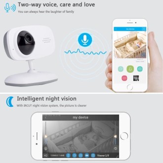 WLSES GC60 720P Wireless Surveillance Camera Baby Monitor, UK Plug