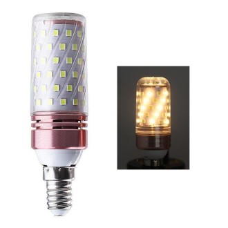 16W-E14  3 PCS No Flicker Corn Light Candle Bulb Screw Bulb, Light color: Warm Light  Home Style