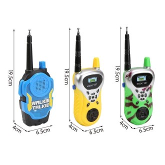 1 Pair Intelligent Wireless Call Walkie-Talkie Remote Dialogue Interactive Children Toys(Blue)