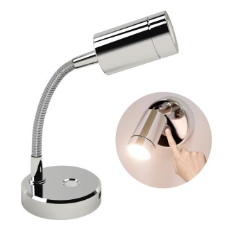 130mm RV 10-30V Multi-functional Reading Light with Touch Switch, Style: Hose