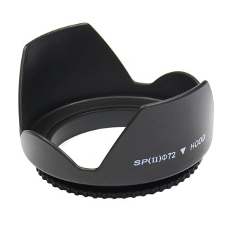 72mm Lens Hood for Cameras(Screw Mount)(Black)