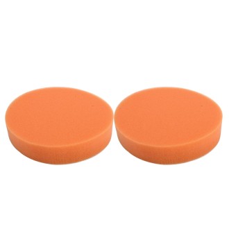 2 PCS Car Wax Sponge Round Shape Sponge High-density Waxing Sponge，Size:12.5 x 12.5cm