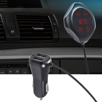 Car Bluetooth MP3 Player FM Transmitter(Black)