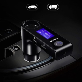 G7S Car Hands-free Bluetooth MP3 Player FM Transmitter With LCD Display