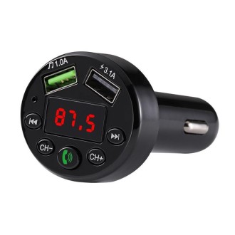 E6 Car MP3 Player FM Transmitters Dual USB Hands-free