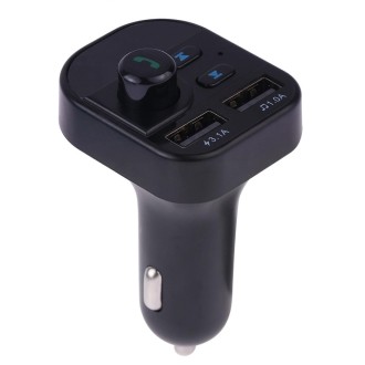 805E Dual USB Charging Bluetooth FM Transmitter MP3 Music Player Car Kit, Support Hands-Free Call  & Read TF Card / U Disk Music