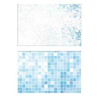 3D Double-Sided Matte Photography Background Paper(Blue Square)